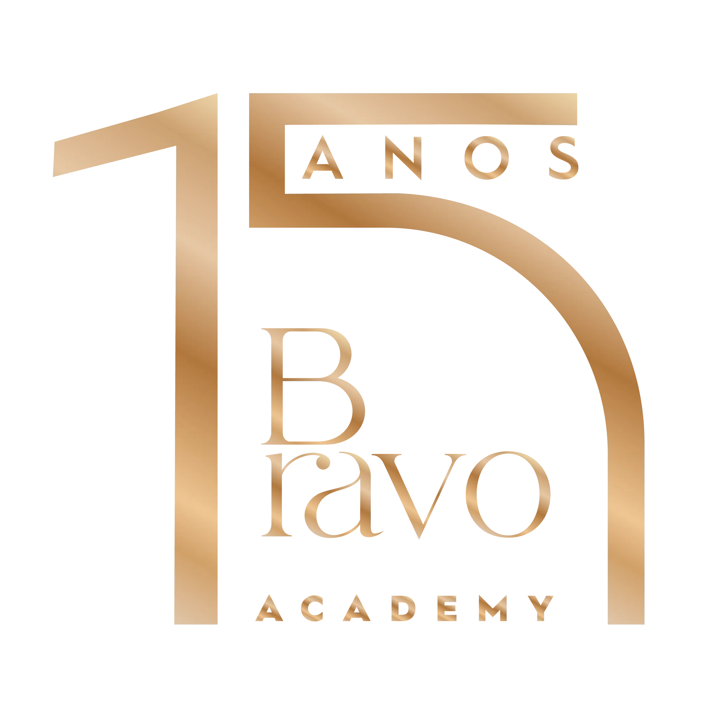 Selo 15 anos Bravo Academy